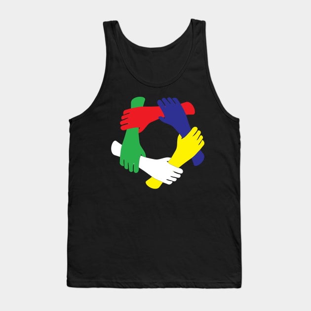 Symbol inspired by Order of Eastern Star logo - It's teamwork! Tank Top by NxtArt